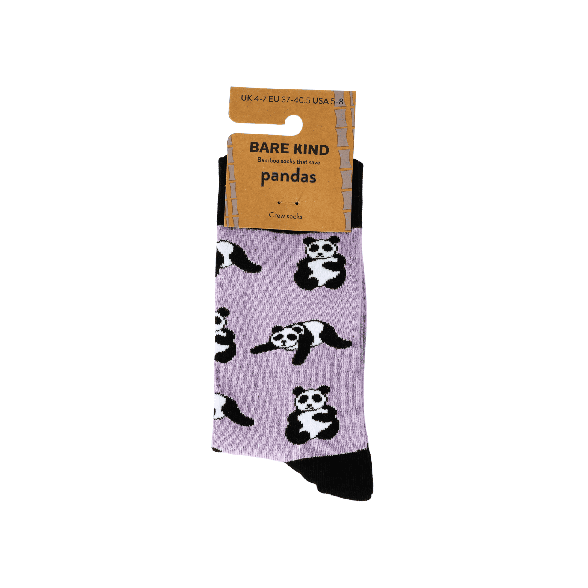 Bare Kind Save the Pandas Bamboo Socks