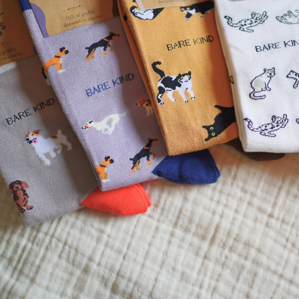 Bare Kind The Paws and Claws Bamboo Sock Set