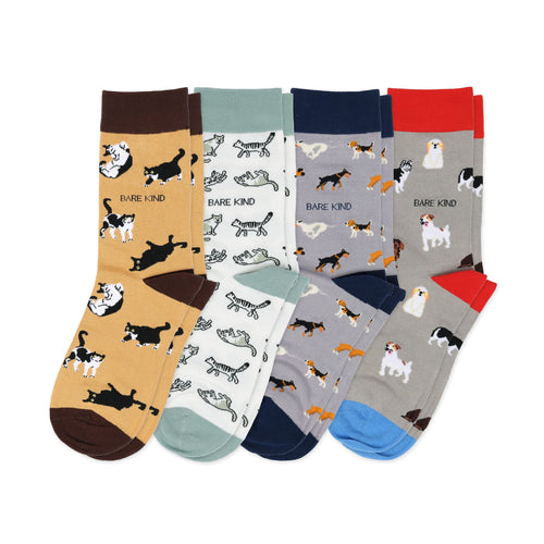 Bare Kind The Paws and Claws Bamboo Sock Set