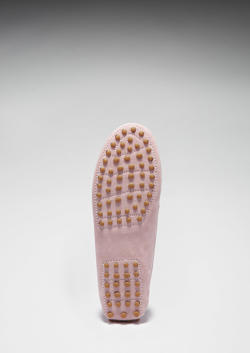 Hugs & Co Womens Penny Driving Loafers Ice Pink Suede