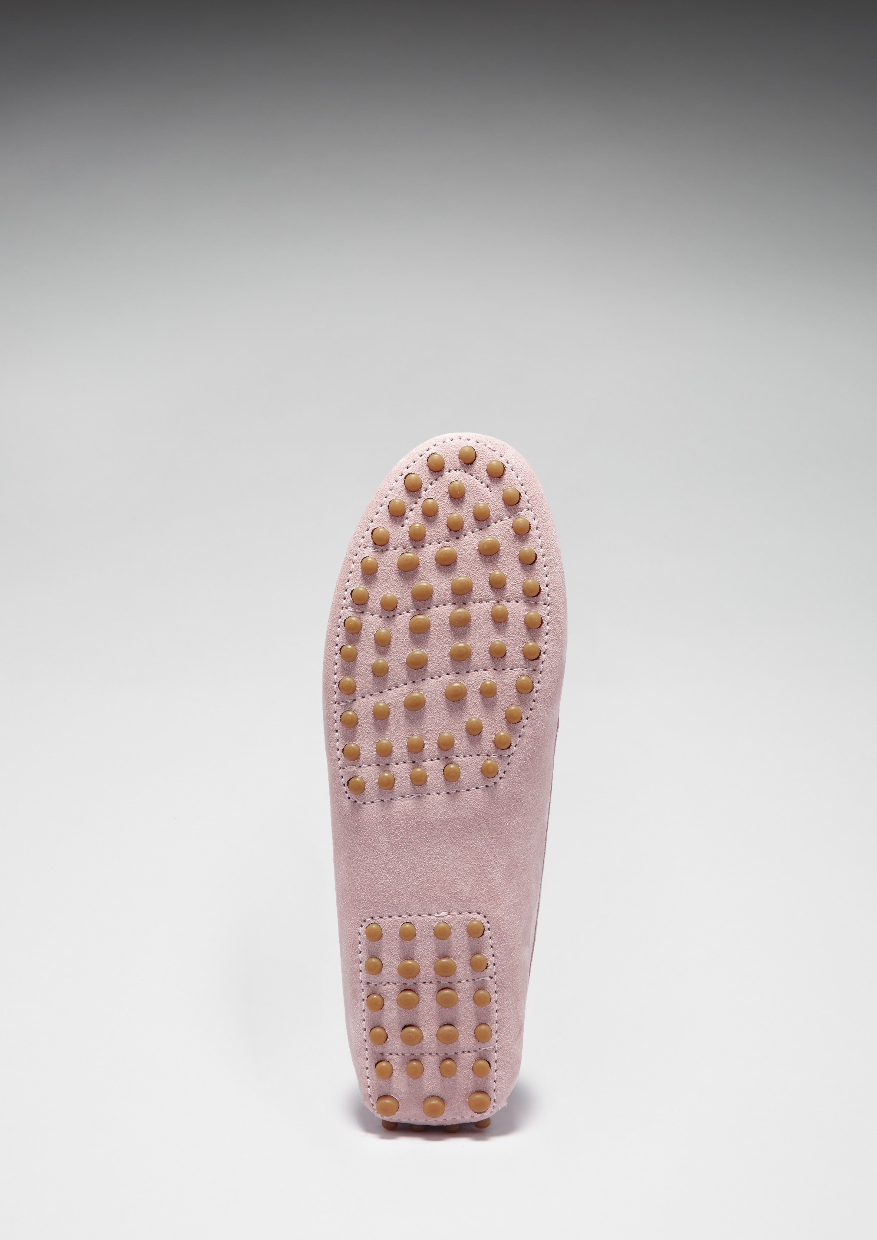 Hugs & Co Womens Penny Driving Loafers Ice Pink Suede