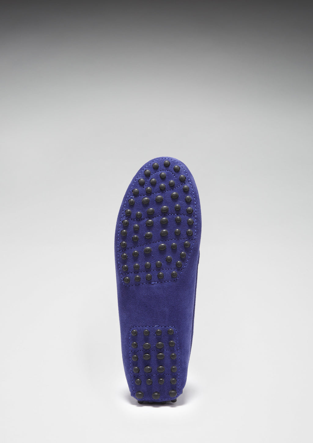 Hugs & Co Womens Penny Driving Loafers Ink Blue Suede