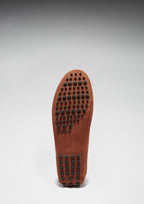 Hugs & Co Mens Penny Driving Loafers Rust Suede