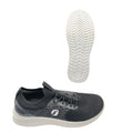 STQ Black White Memory Foam Womens Trainers