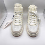 Calvin Klein High Top Leather Womens Trainers UK 5 EU 38