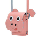 Zatchels Polly Pig leather bag side view