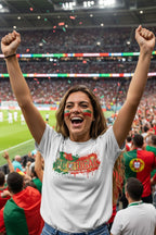 Portugal World Cup 2026 T-Shirt - Bold Graffiti Flag Design by StayClothed.com