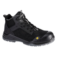 Portwest FE01 FX2 Bevel Composite Mid Safety Boots S3S ESD SR FO Black/Grey / Black/Teal