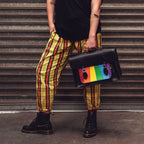 Zatchels Pride Rainbow 16 Inch satchel model view