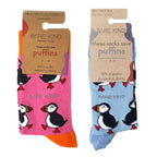 Bare Kind Puffin Couple 2 Pack Bamboo Sock Set