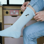 Bare Kind The Blue Puffin 2 Pack Bamboo Sock Set