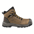 Puma Iron HD Brown Mid Safety Work Safety Boots S3S FO SR Brown / Black