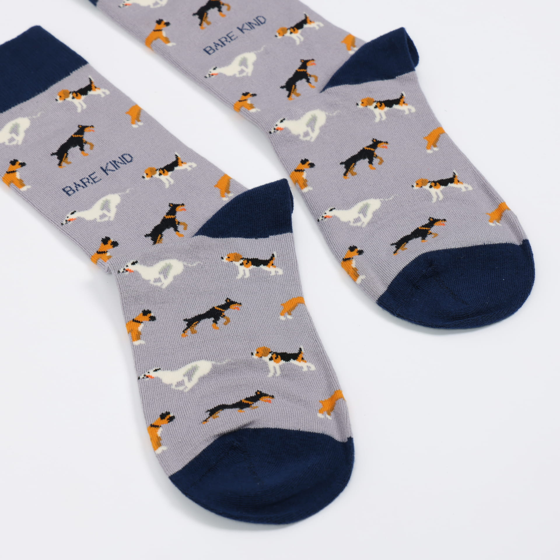 Bare Kind Purple Dog Pet Pair Bamboo Sock Set