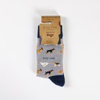 Bare Kind Save the Purple Dog Bamboo Socks