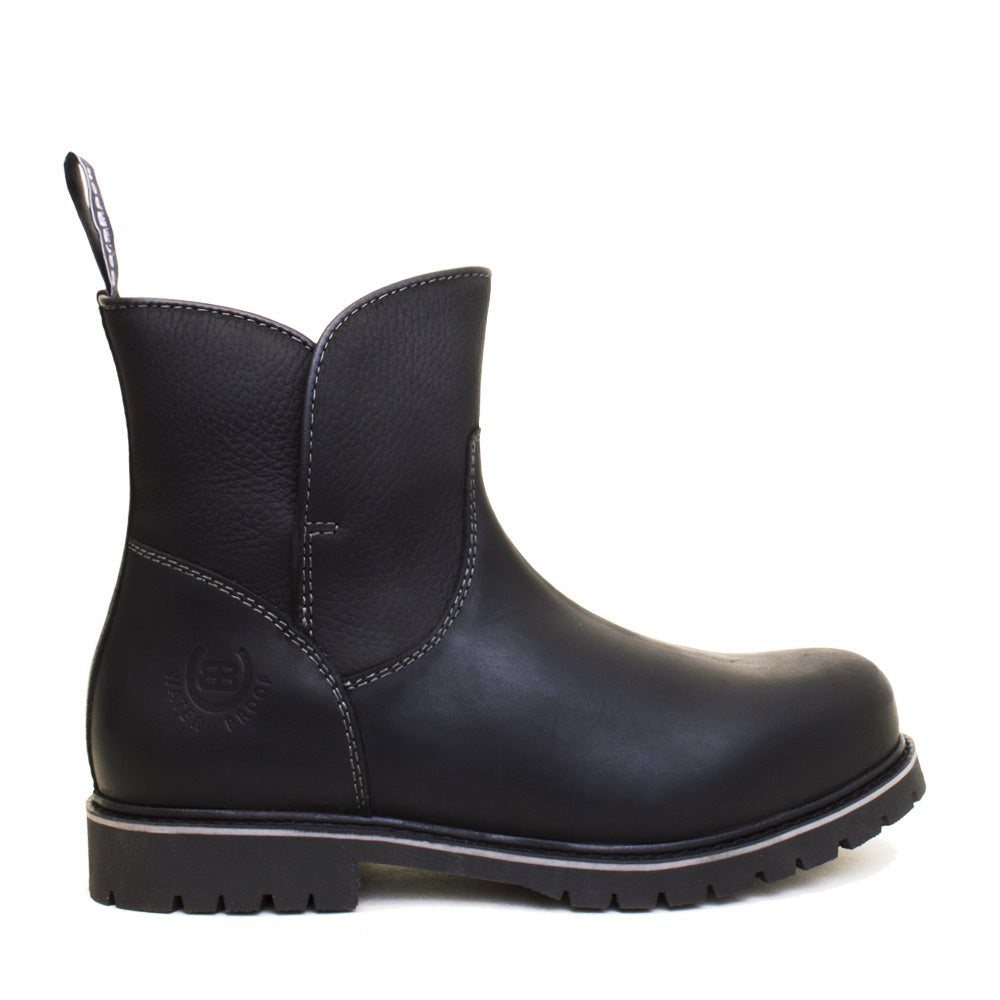 Bareback Footwear Quebec Waterproof Ankle Boots Black