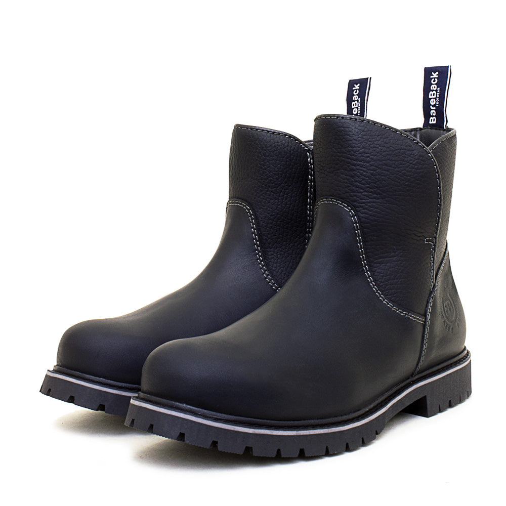 Bareback Footwear Quebec Waterproof Ankle Boots Black