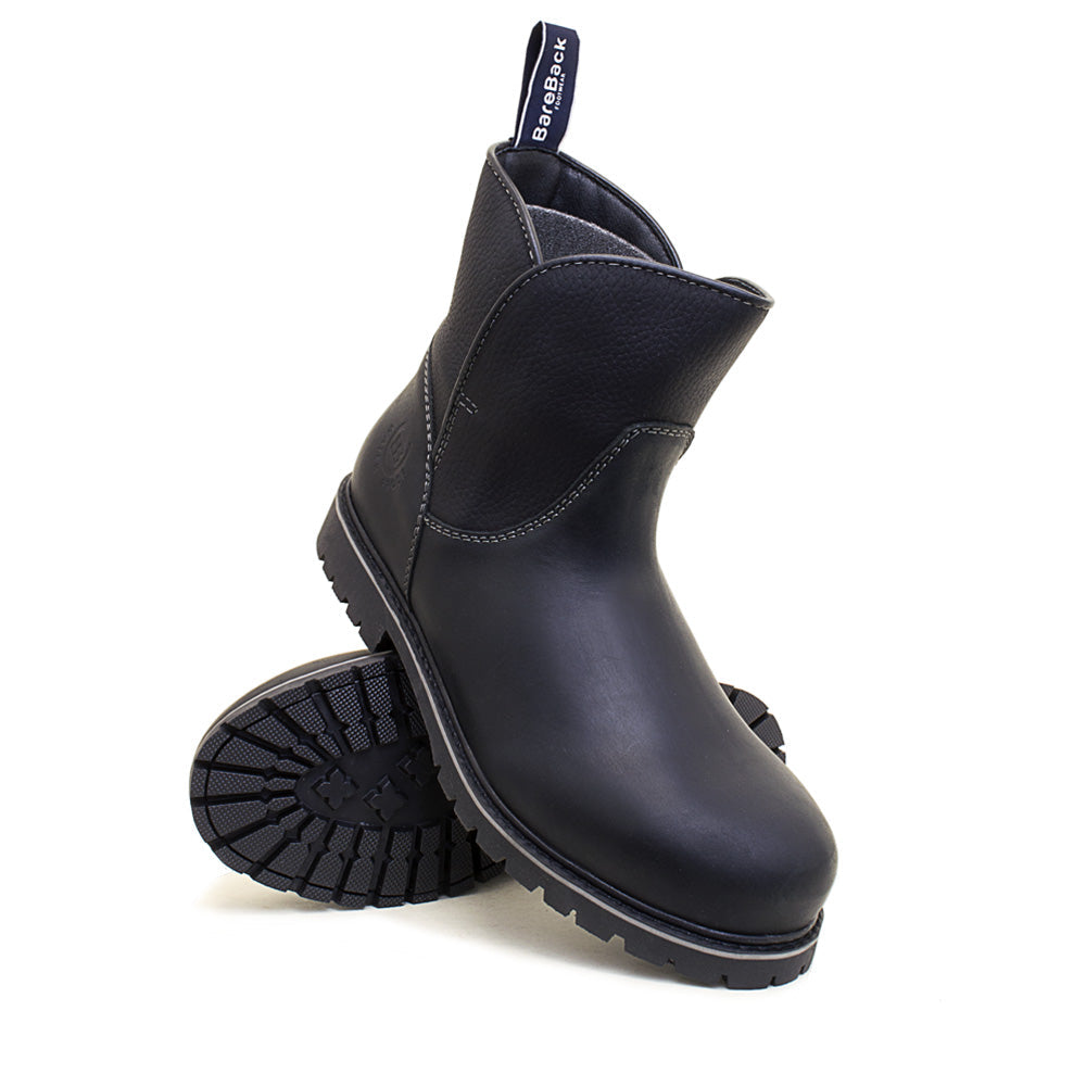 Bareback Footwear Quebec Waterproof Ankle Boots Black