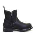 Bareback Footwear Quebec Waterproof Zip Up Ankle Boots Black
