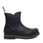 Bareback Footwear Quebec Waterproof Zip Up Ankle Boots Black