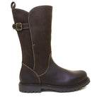 Bareback Footwear Quebec Waterproof Zip Up Wool Lined Boots Brown