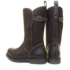 Bareback Footwear Quebec Waterproof Zip Up Mid Calf Boots Brown