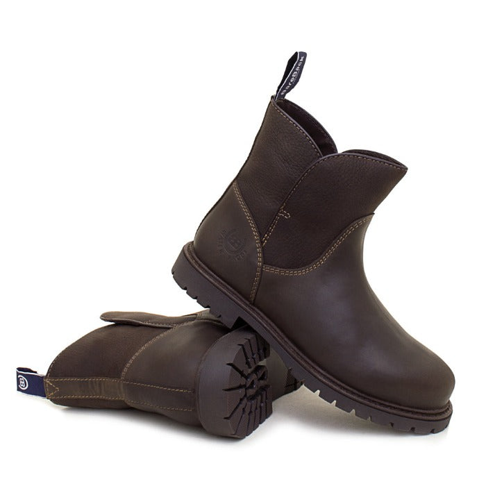 Bareback Footwear Quebec Waterproof Ankle Boots Brown