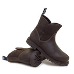 Bareback Footwear Quebec Waterproof Ankle Boots Brown