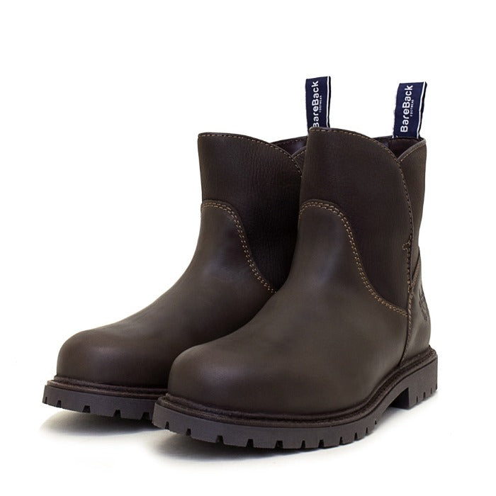 Bareback Footwear Quebec Waterproof Ankle Boots Brown