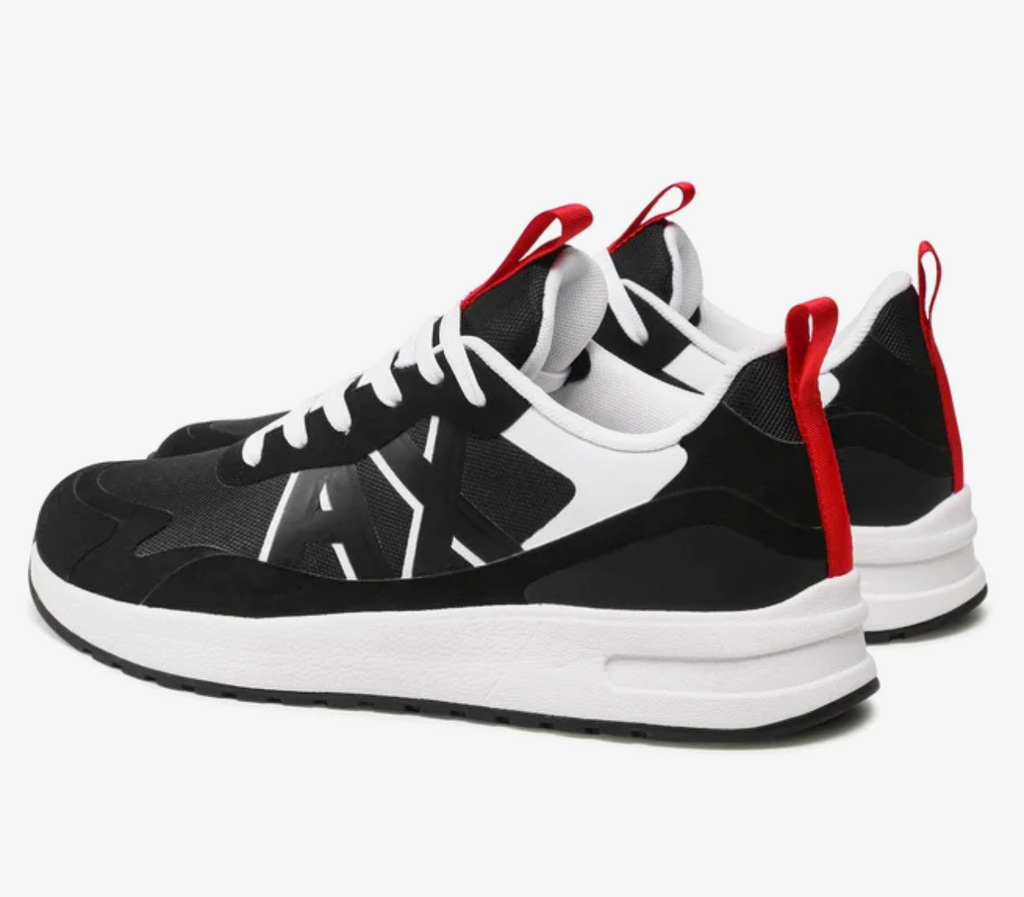 Armani Exchange XUX114 XV514 Black Mens Sneakers UK 12 EU 45