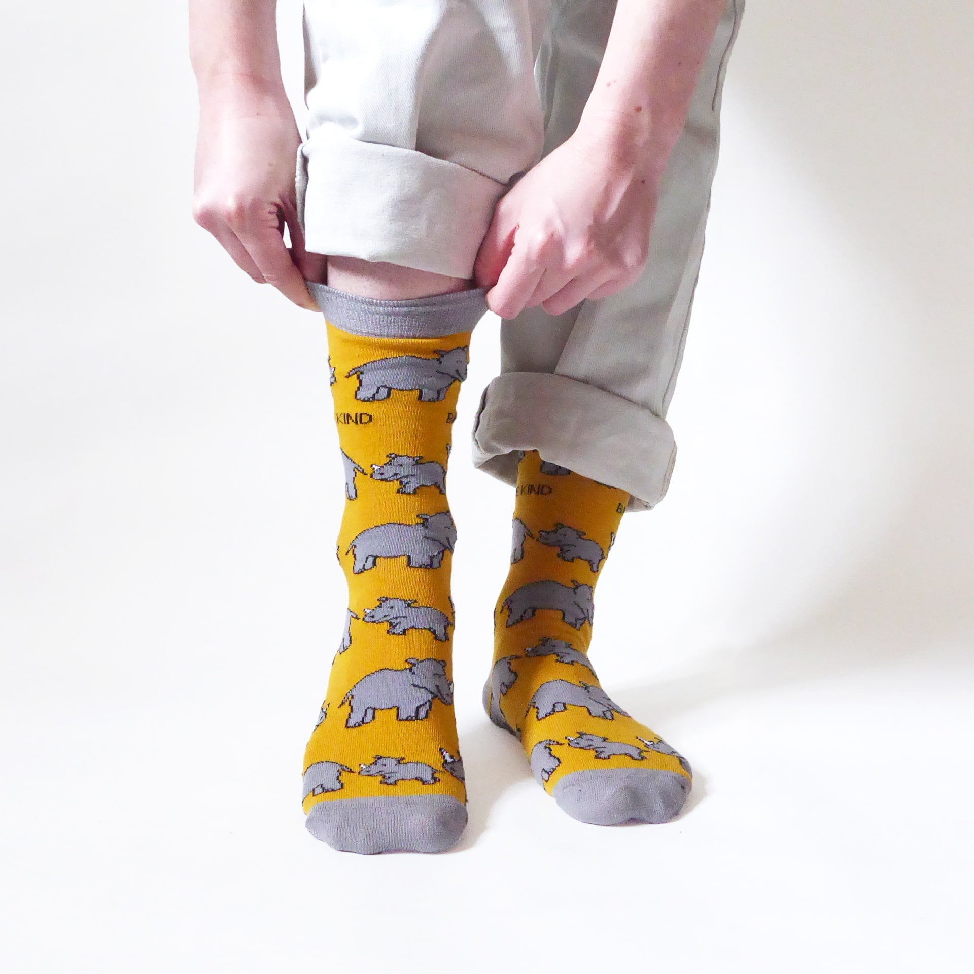 Bare Kind Yellow Lover 5 Bamboo Sock Set