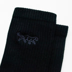 Bare Kind Black and White Ribbed 2 Pack Bamboo Sock Set