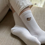 Bare Kind Black and White Ribbed 2 Pack Bamboo Sock Set