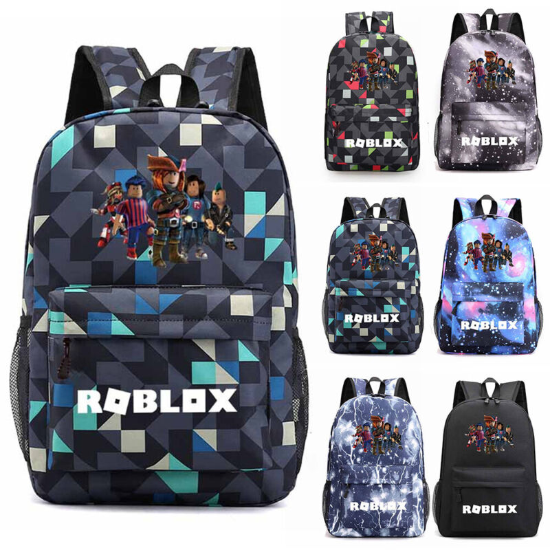 Kids Roblox Style 3D School Backpack