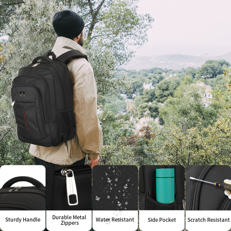 Mens Waterproof Anti Theft Laptop Backpack