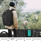 Mens Waterproof Anti Theft Laptop Backpack