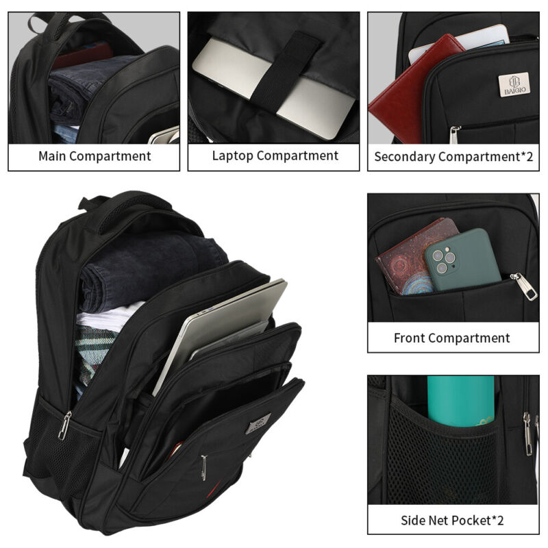 Mens Waterproof Anti Theft Laptop Backpack