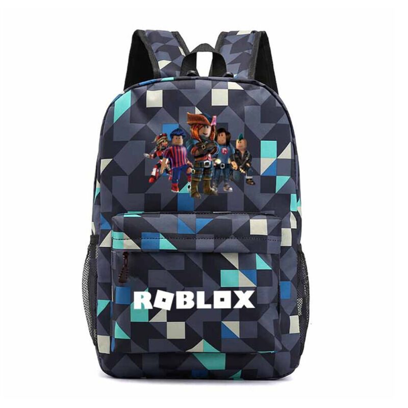 Kids Roblox Style 3D School Backpack