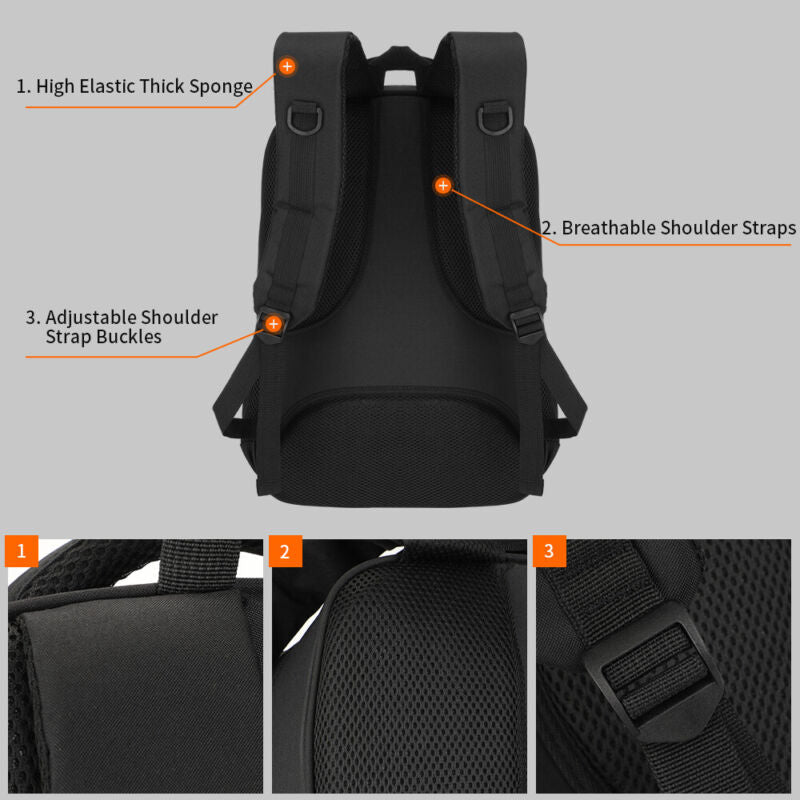 Mens Waterproof Anti Theft Laptop Backpack