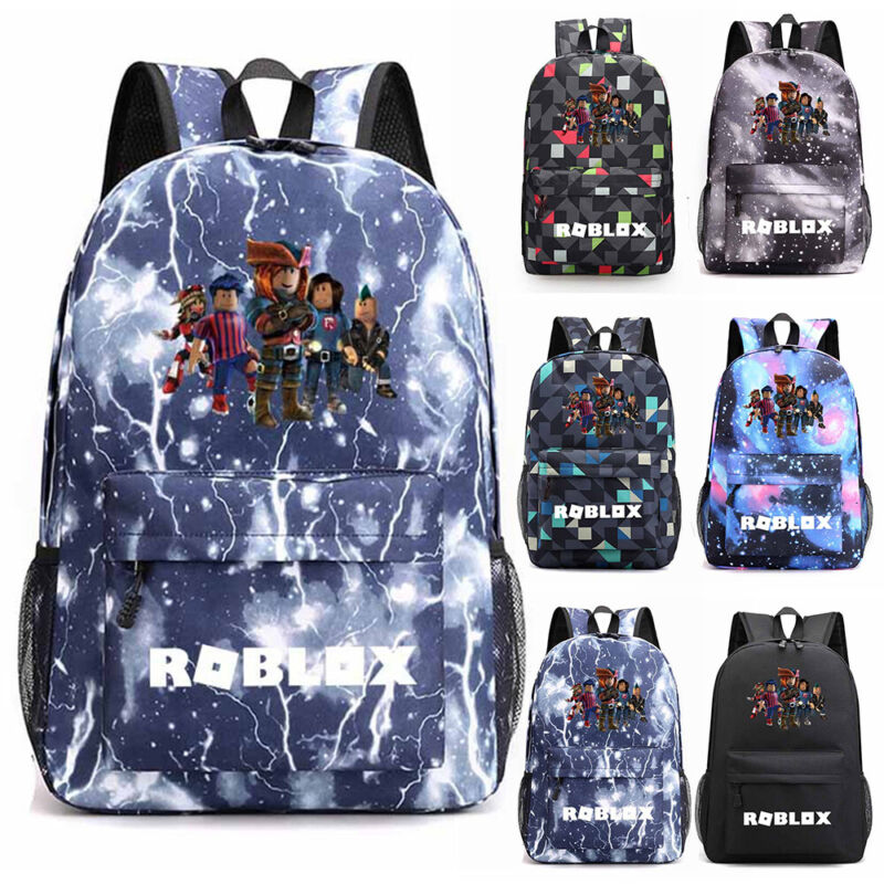 Kids Roblox Style 3D School Backpack