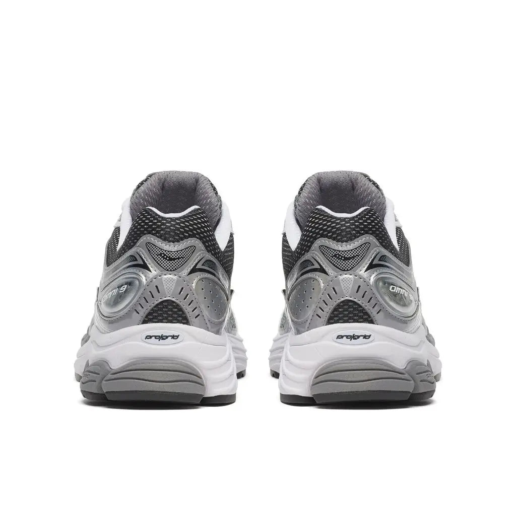 Saucony ProGrid Omni 9 Grey Silver Trainers