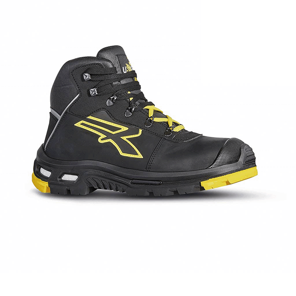 U-Power Cosmo S3 HRO CI HI SRC Safety Boots Black / Yellow
