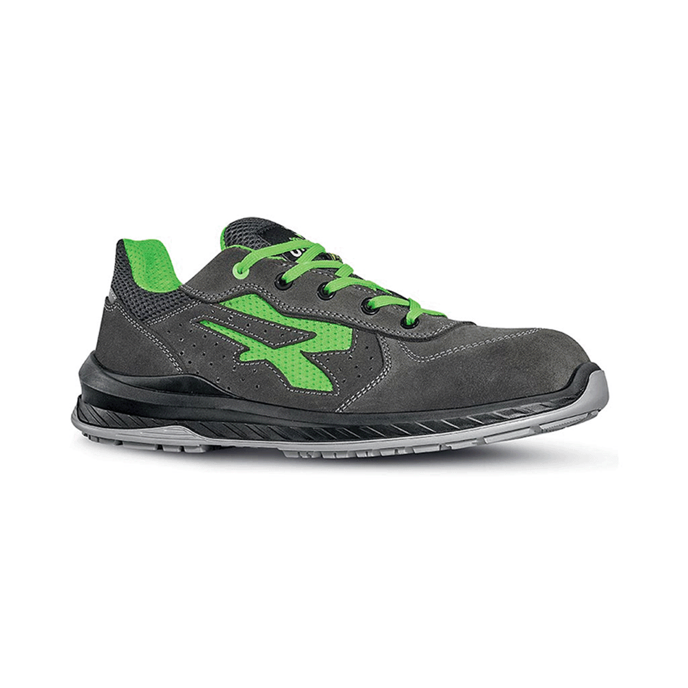 U-Power Denver ESD S1P SRC Safety Trainers Grey / Green