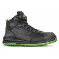 U-Power RI10324 Niagara ESD Safety Hiker Boots Black / Green