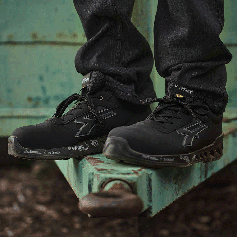 U-Power Ben ESD S3 CI SRC Safety Trainers Black