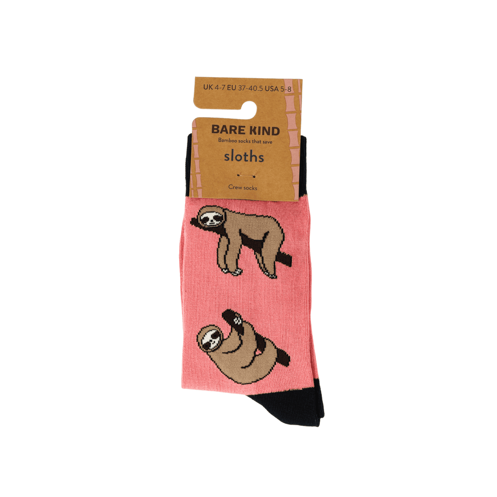 Bare Kind Save the Sloths Bamboo Socks