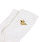 Bare Kind Save the Sloths Ribbed Bamboo Socks