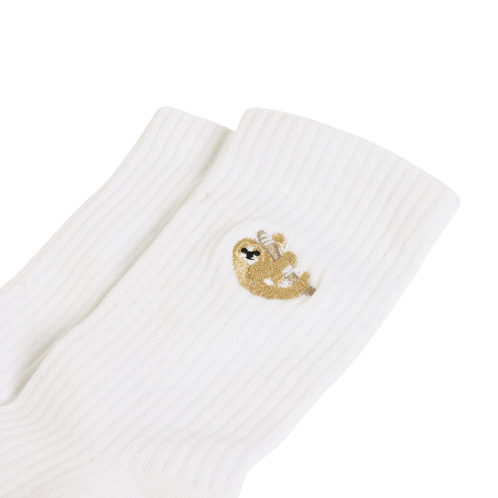 Bare Kind Save the Sloths Ribbed Bamboo Socks