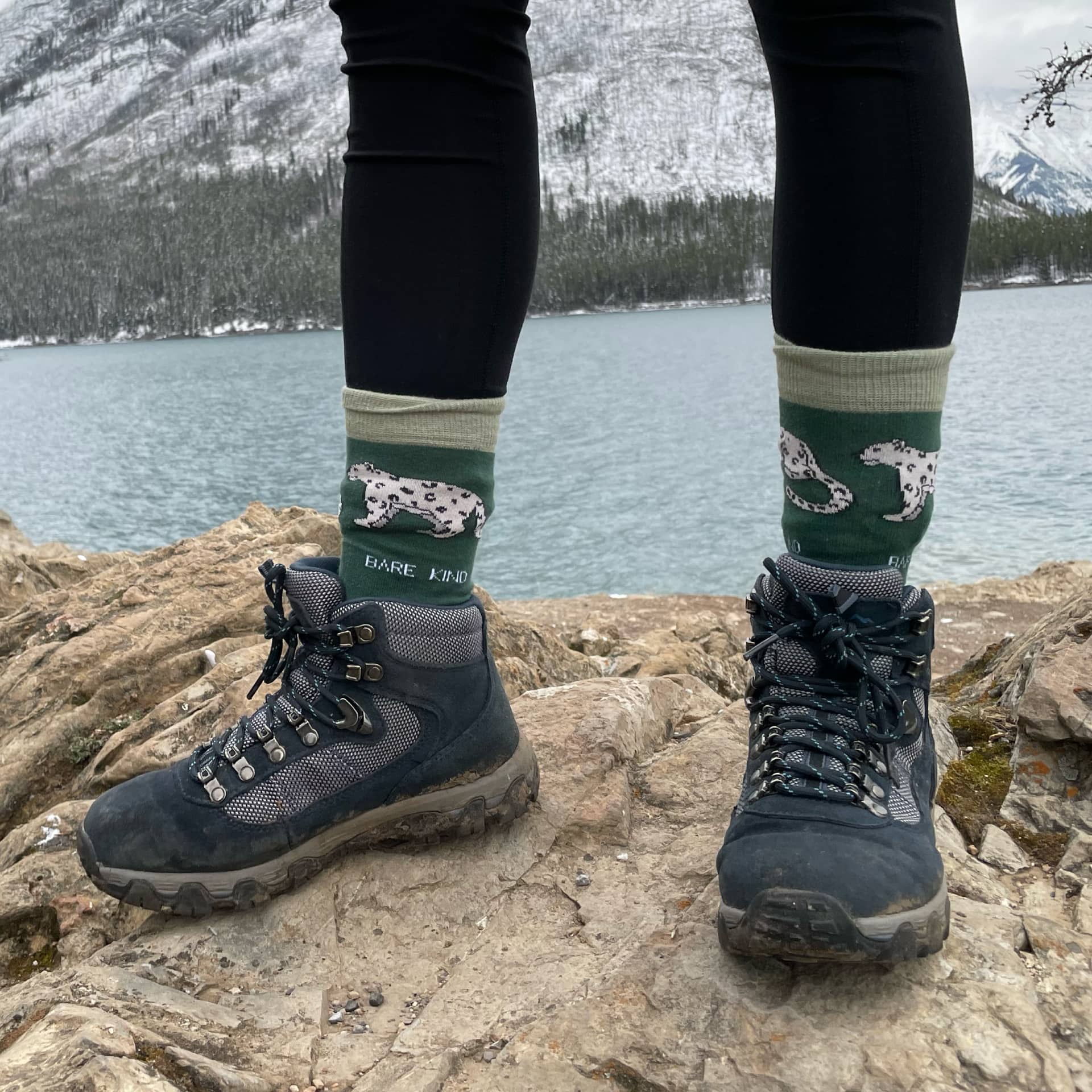 Bare Kind Snowy Mountain 3 Pack Bamboo Sock Set