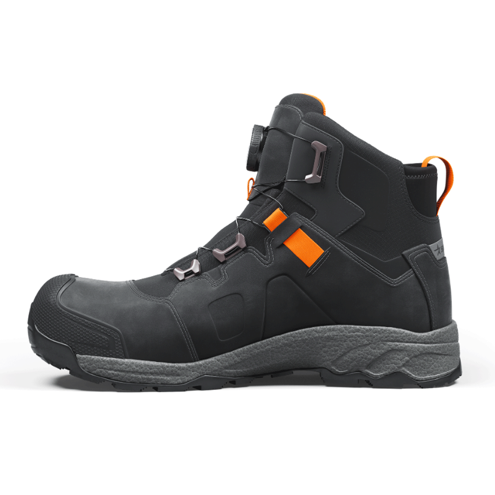 Solid Gear SG80014 Vapor 3 Mid Safety BOA Work Safety Boots Black