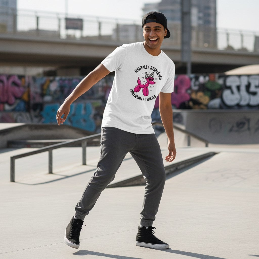 South Asian man in streetwear apparel